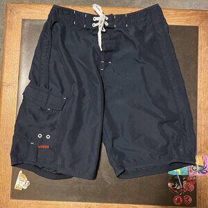 Maui Rippers Men's Size 30 Board Shorts - Navy Blue
